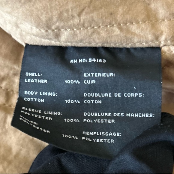 Men’s MarcNY (XL) Dk Brown (inside carry pocket ) LeatherJacket. Zippered cuffs - Picture 6 of 10